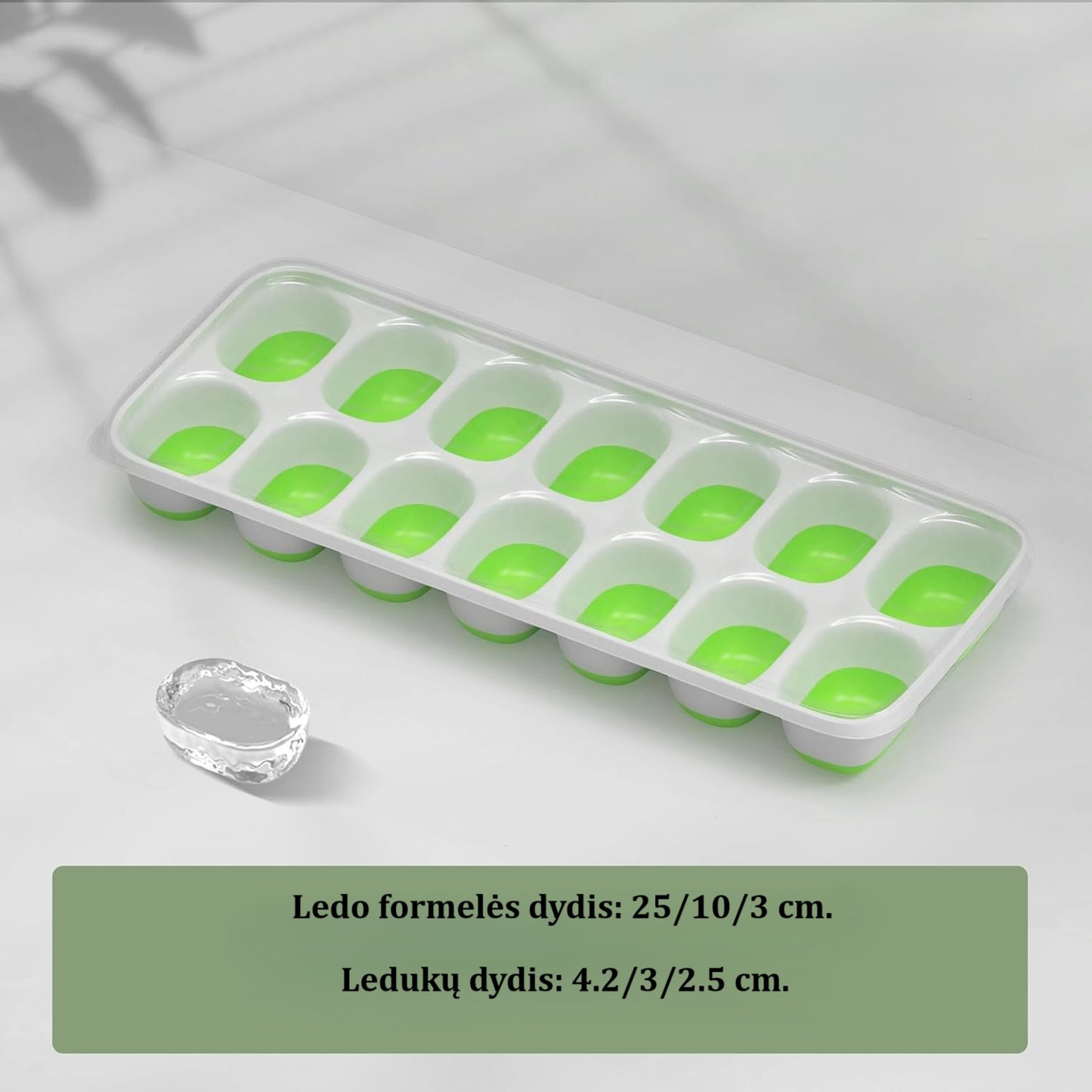 Ledo kubelių formelės - 4 vnt