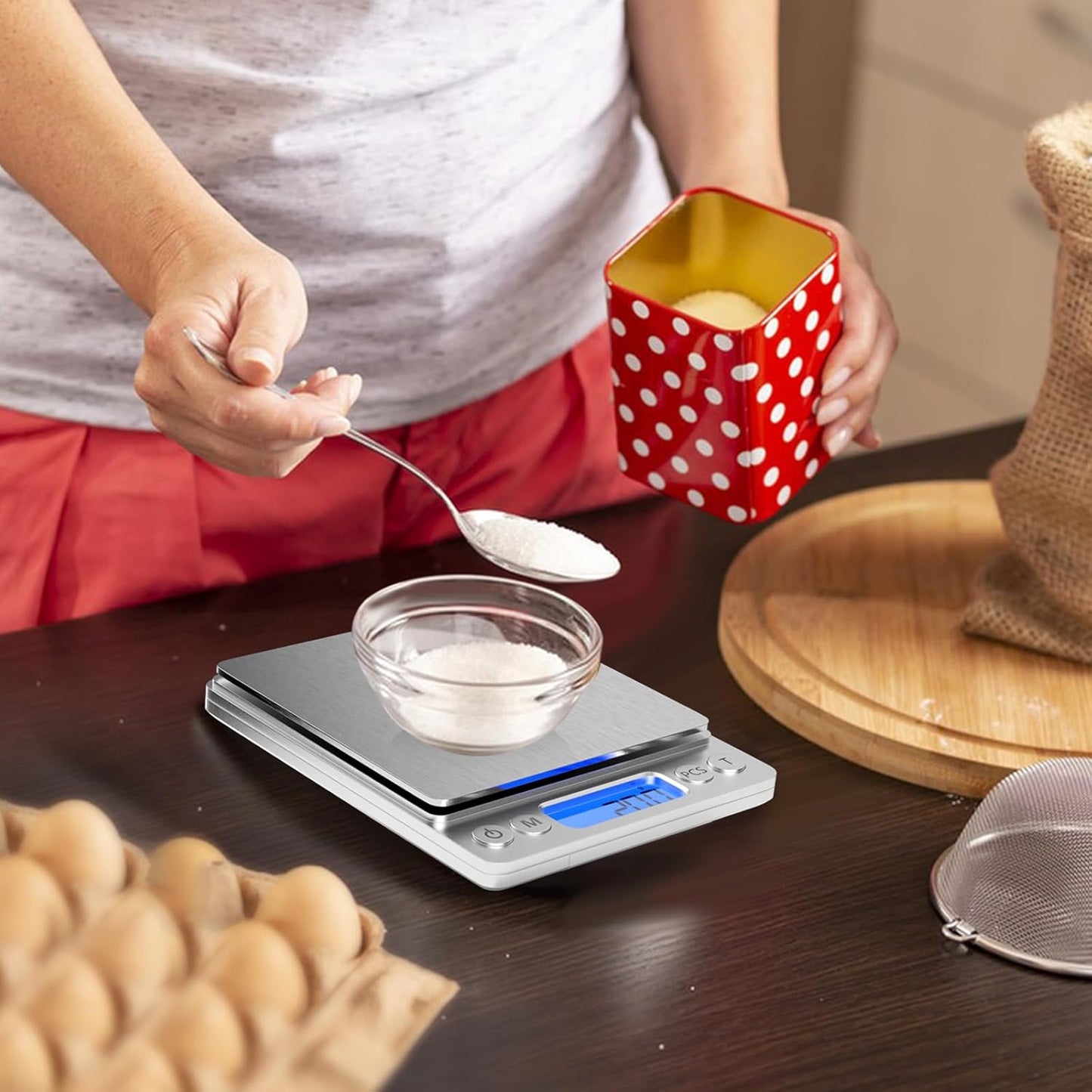 Aukšto Tikslumo Skaitmeninė Virtuvės Svarstyklė