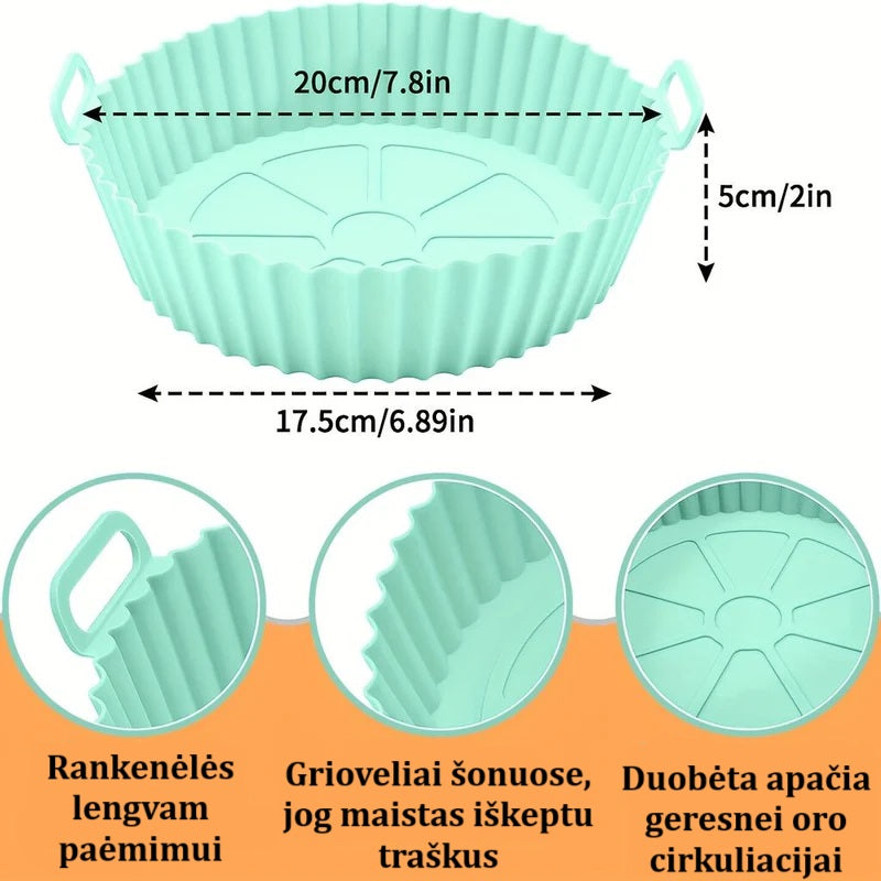 Oro gruzdintuvės formelės, 2 vnt.