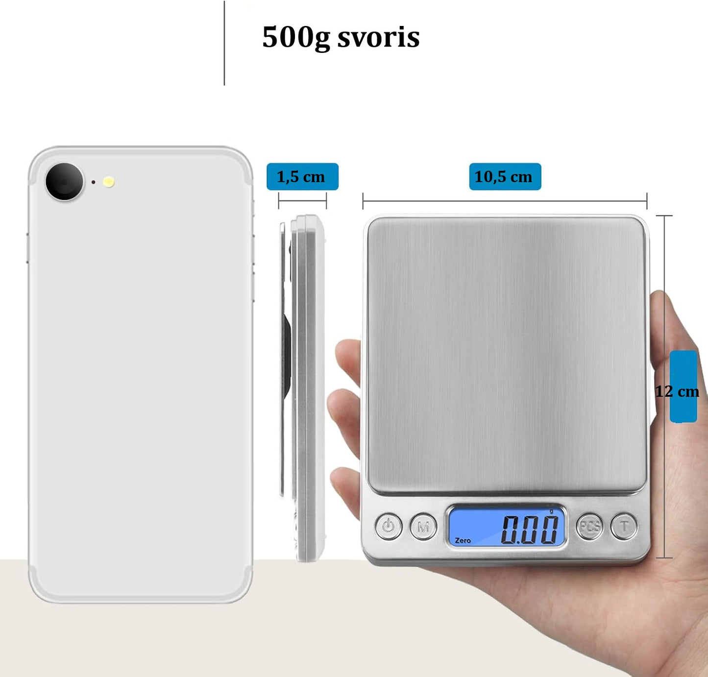 Aukšto Tikslumo Skaitmeninė Virtuvės Svarstyklė