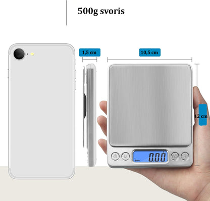 Aukšto Tikslumo Skaitmeninė Virtuvės Svarstyklė