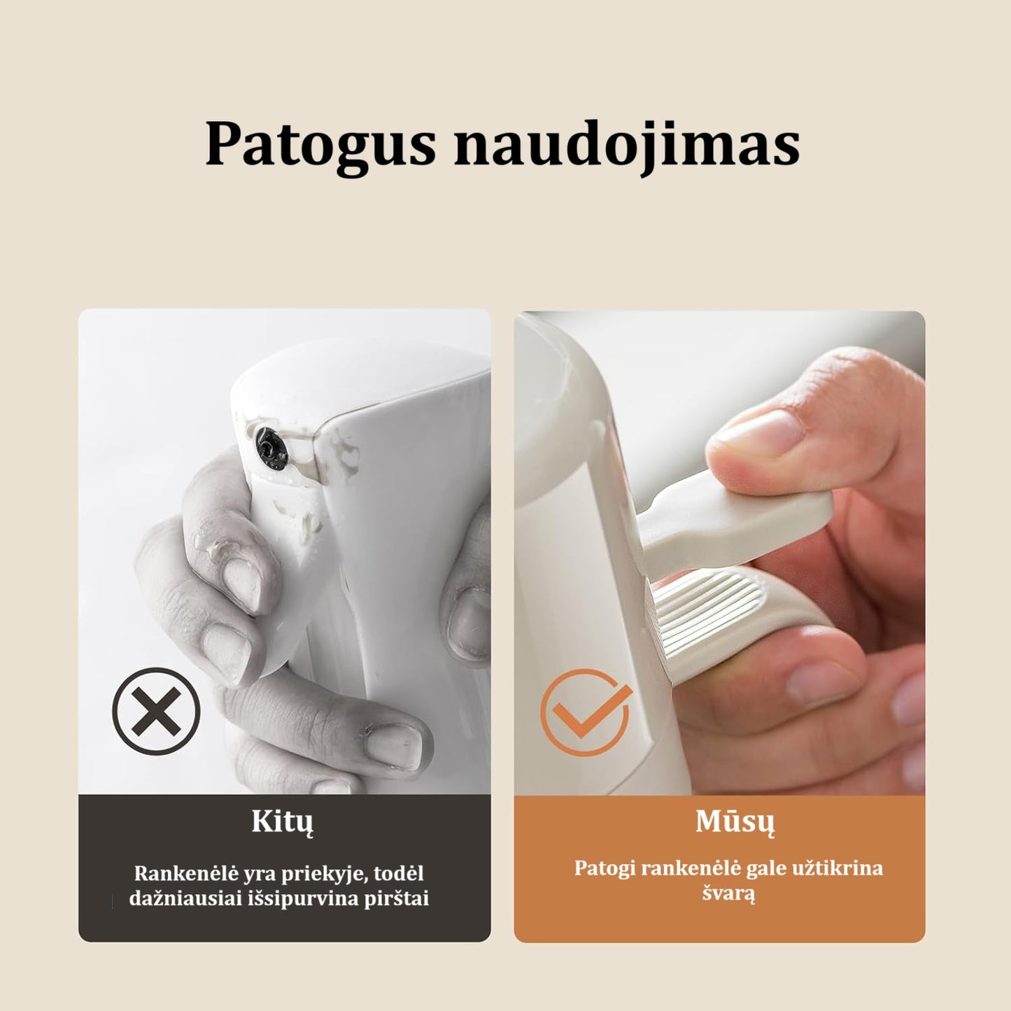 Skaidrus aliejaus purkštuvas
