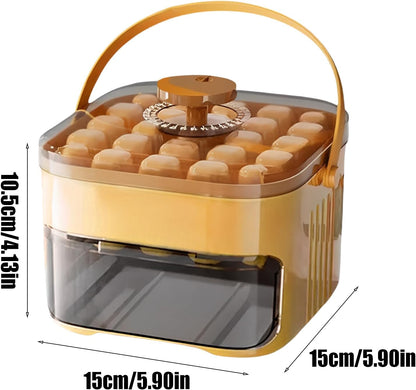 Ledukų Padėklas Su Dviguba Talpykla