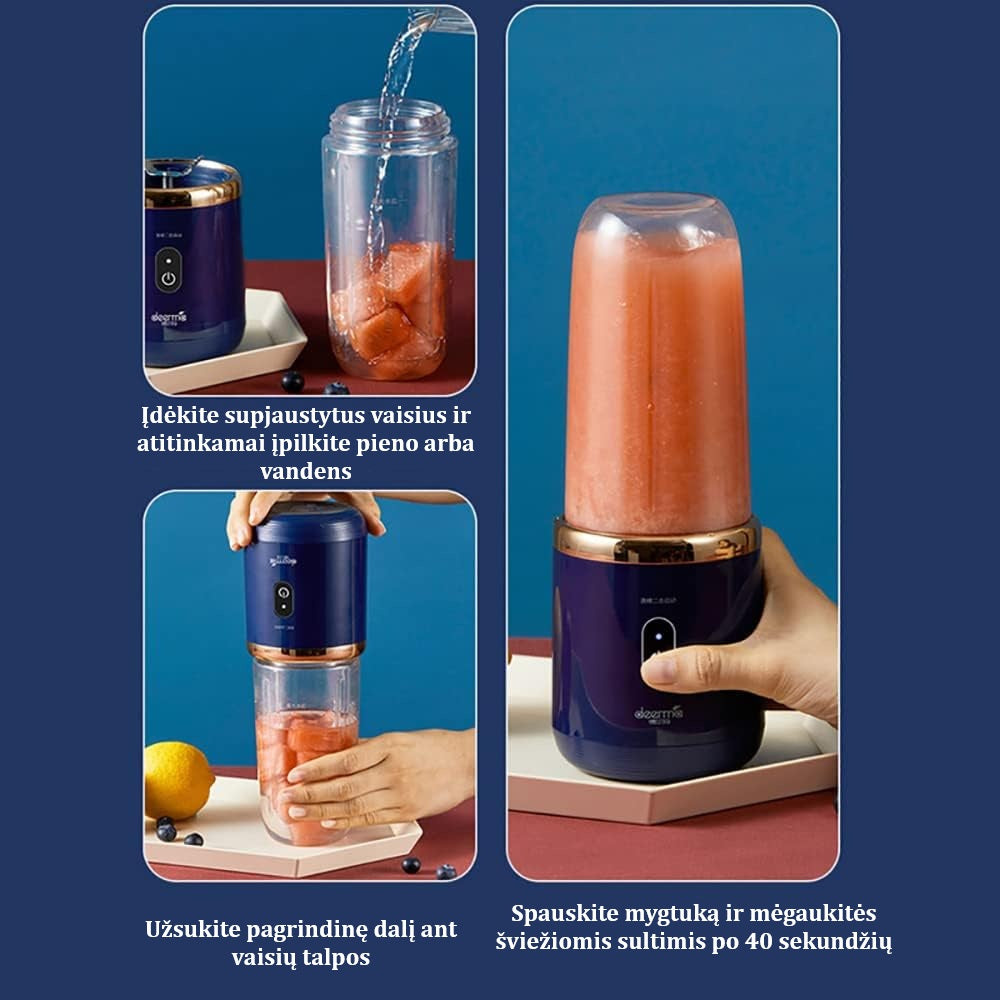 USB Įkraunamas Nešiojamas Maišytuvas