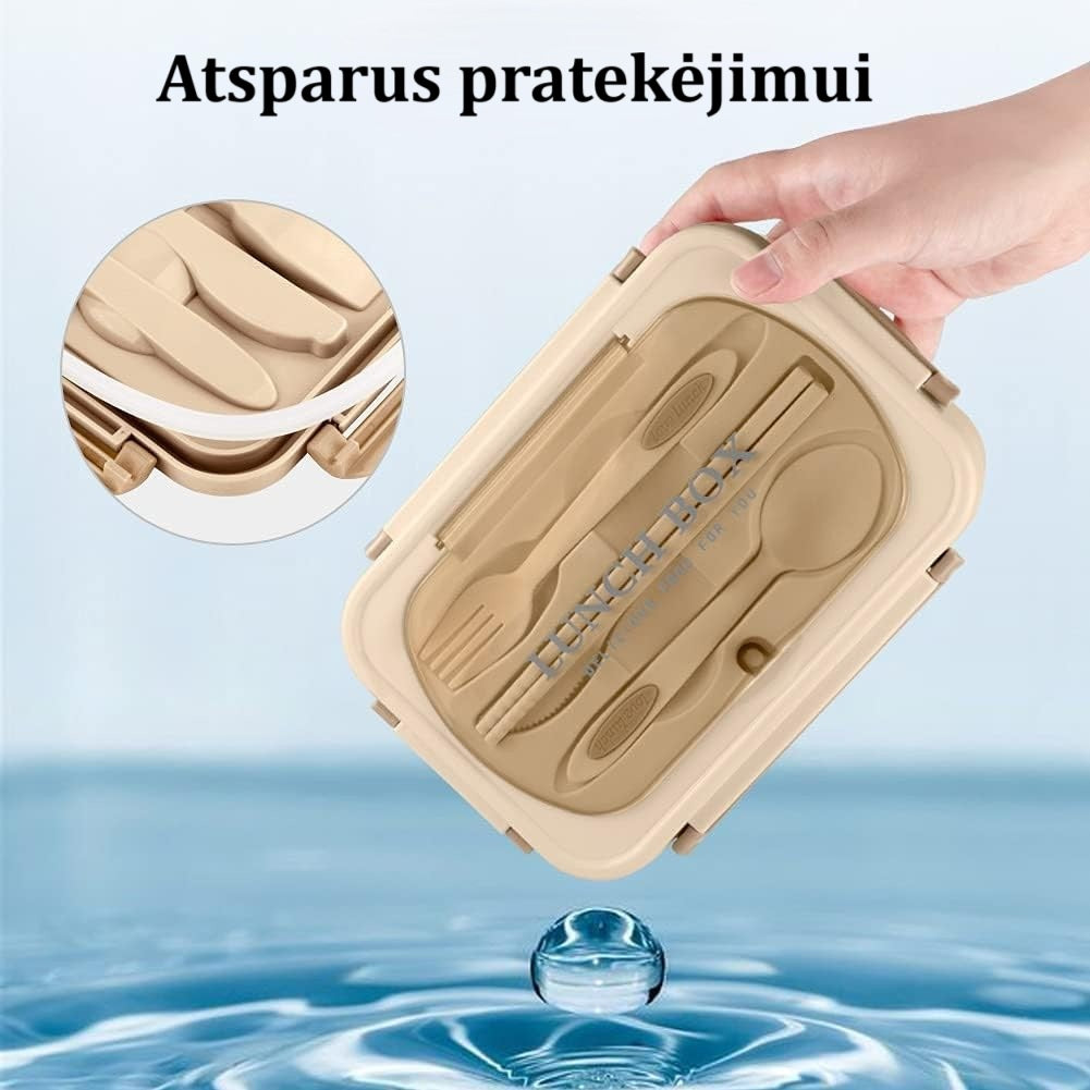 1100 ml Pietų Dėžutė su Įrankiais