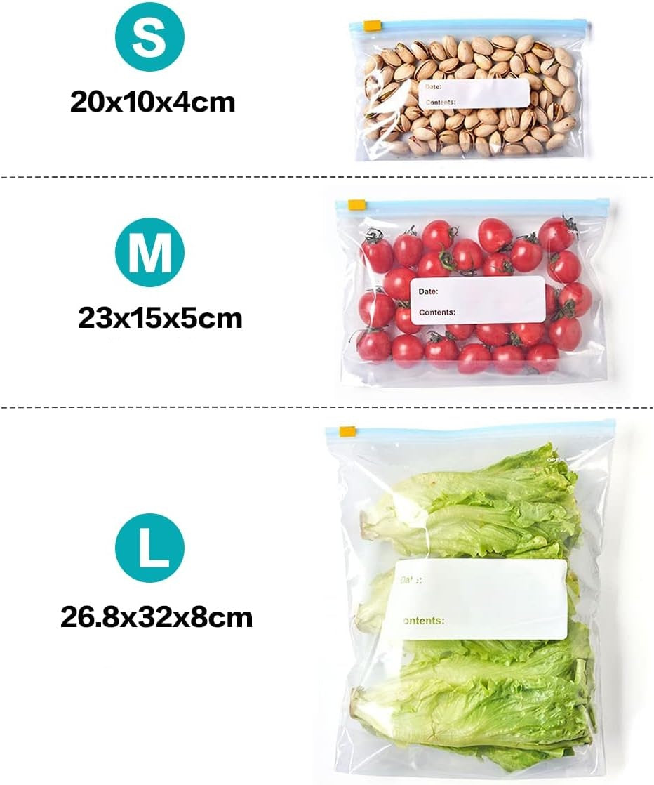 Hermetiškų Maisto Laikymo Maišelių Komplektas 50 vnt