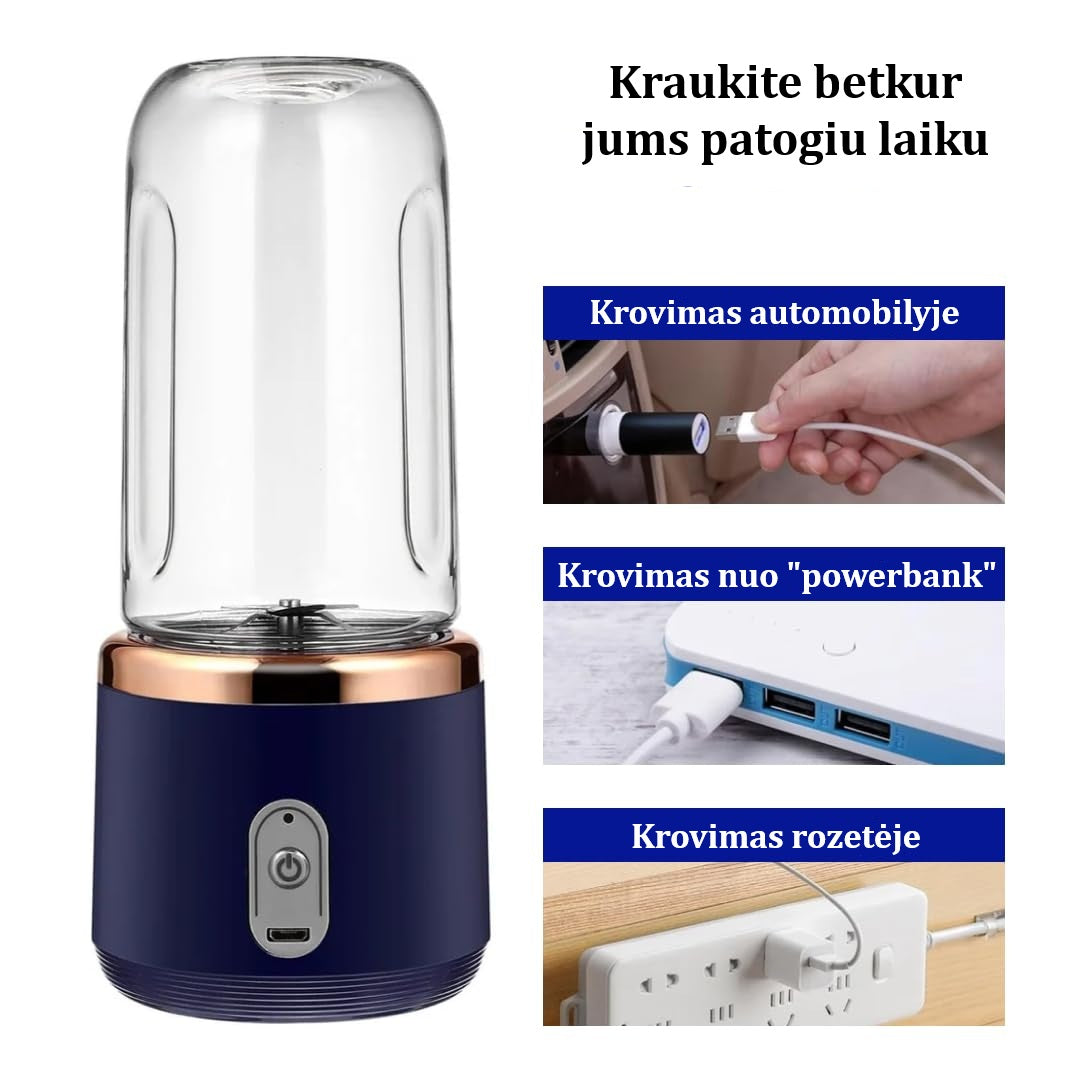 USB Įkraunamas Nešiojamas Maišytuvas