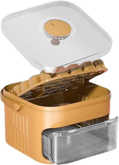 Ledukų Padėklas Su Dviguba Talpykla