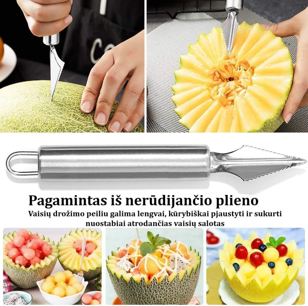 4 Dalių Vaisių Pjaustyklės Rinkinys