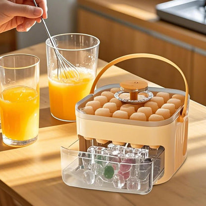 Ledukų Padėklas Su Dviguba Talpykla