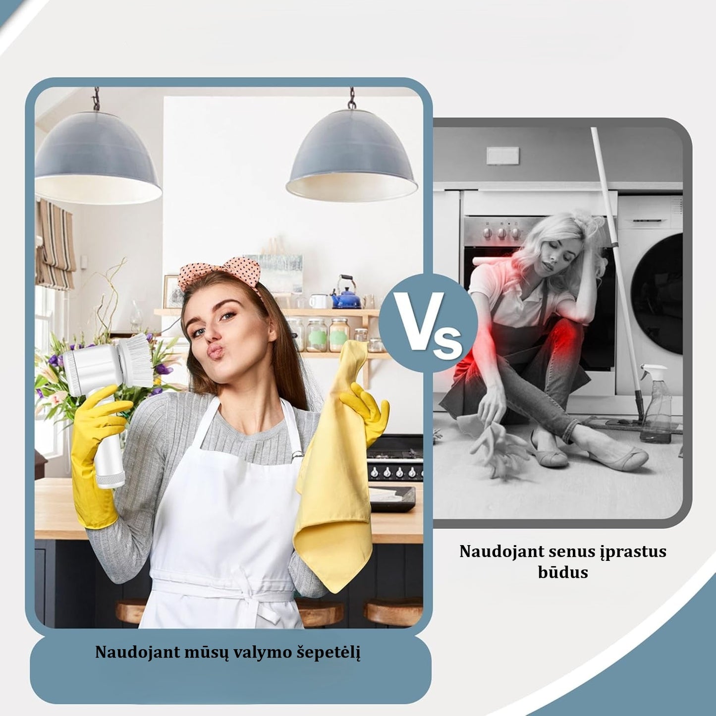 Elektrinis valymo šepetėlis