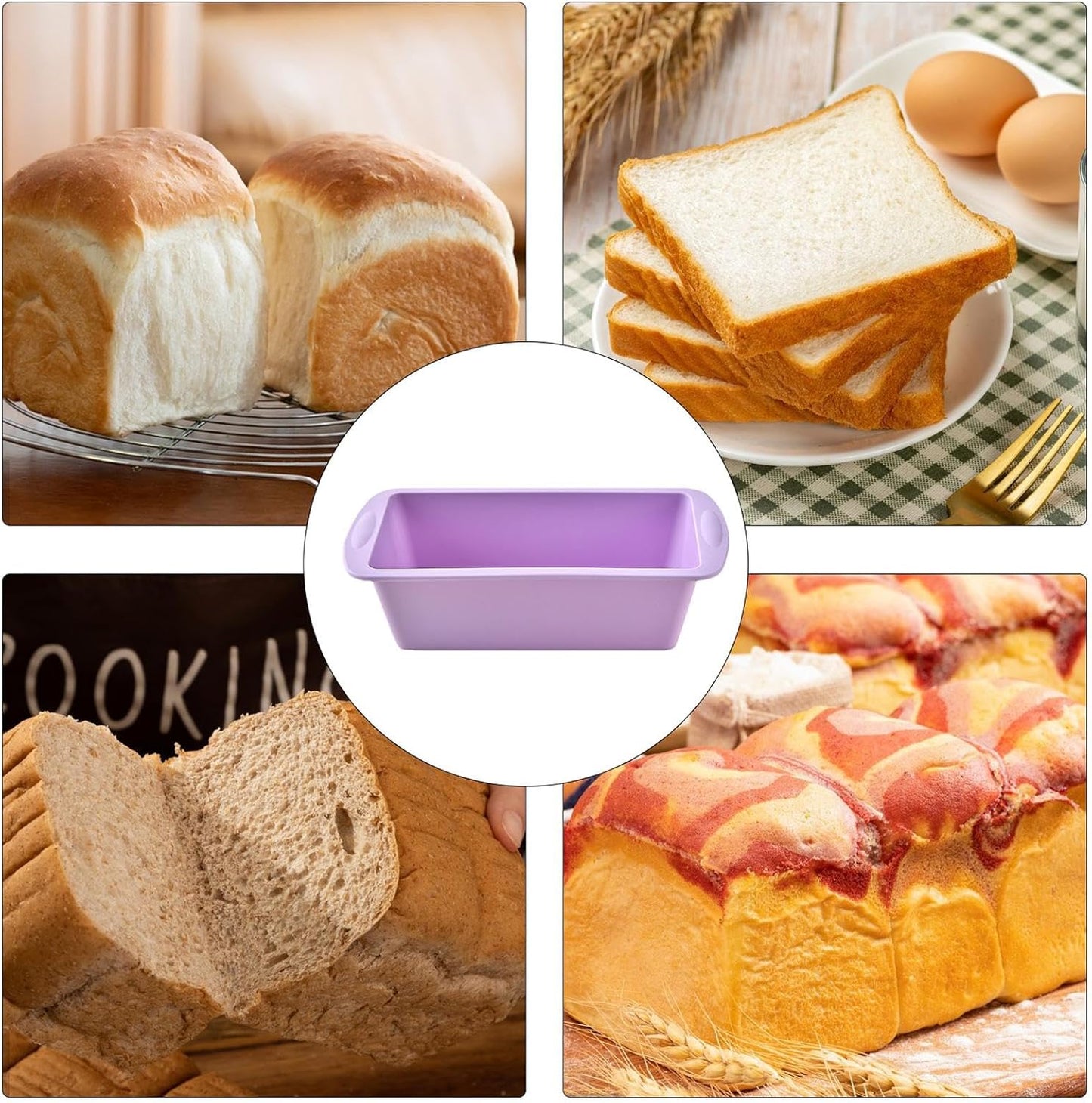 Silikoninių Keksiukų Formų Rinkinys 2 vnt