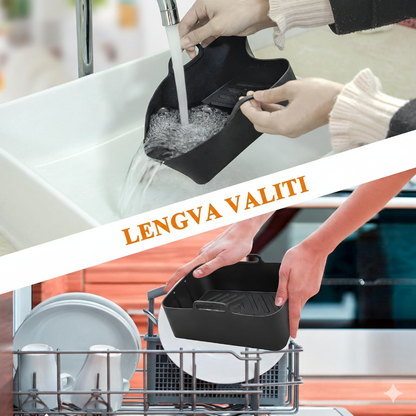 Silikoninių Idėklų Oro Gruzdintuvės Rinkinys.