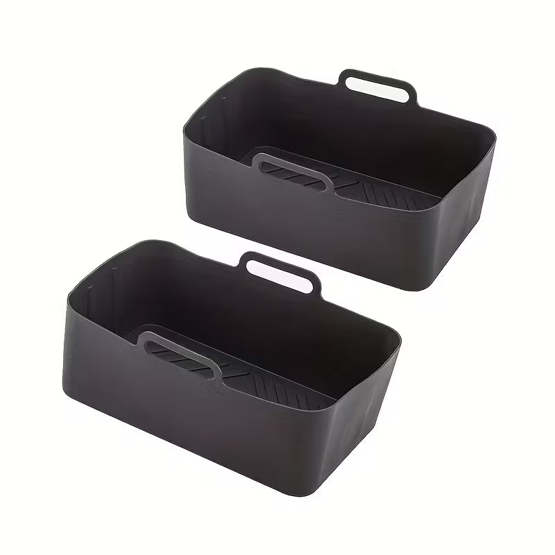 Silikoninių Idėklų Oro Gruzdintuvės Rinkinys.