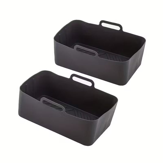 Silikoninių Idėklų Oro Gruzdintuvės Rinkinys.