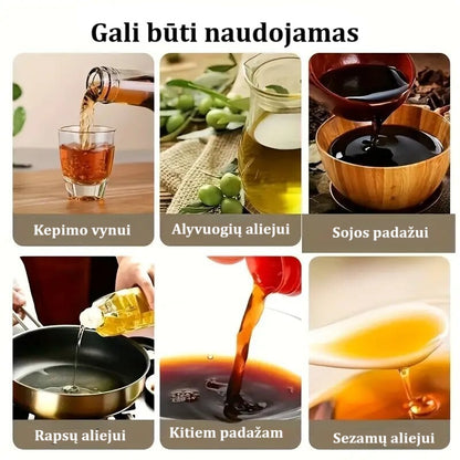 490 ml aliejaus dozavimo buteliukas